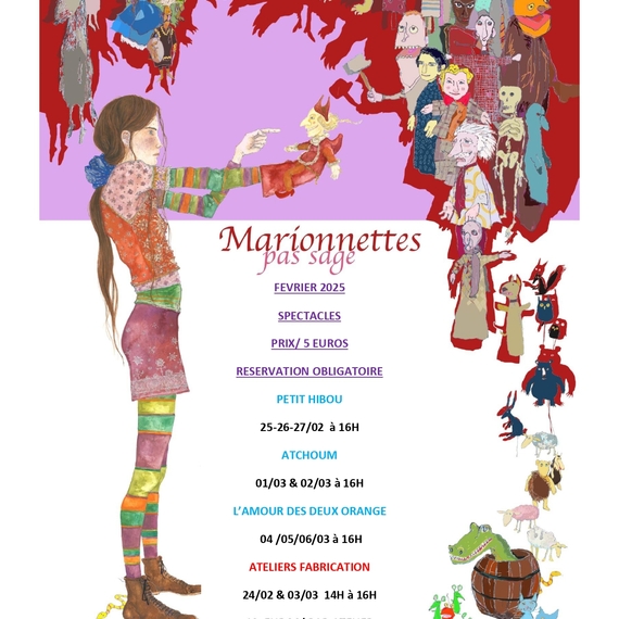 Spectacle de marionnettes : Atchoum - OLORON-SAINTE-MARIE