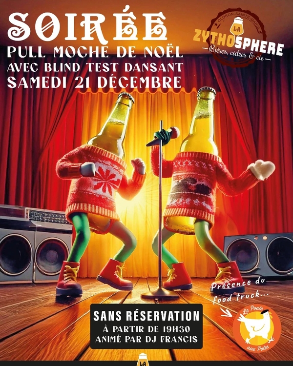 Soirée pull moche de Noël et blind test - OLORON-SAINTE-MARIE