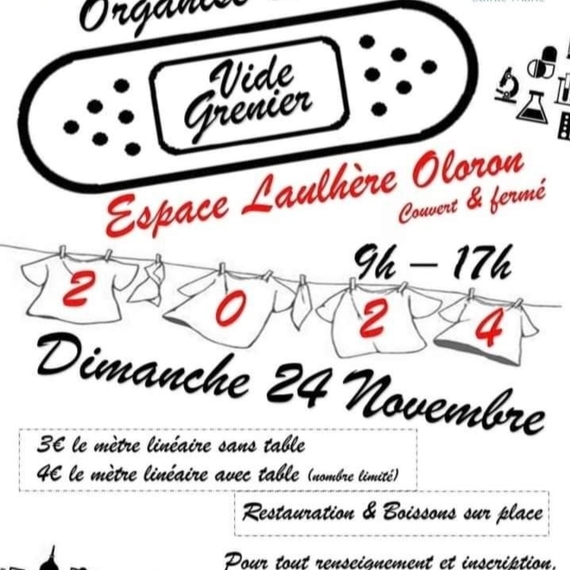 Vide grenier de l'Amicale du Centre Hospitalier - OLORON-SAINTE-MARIE