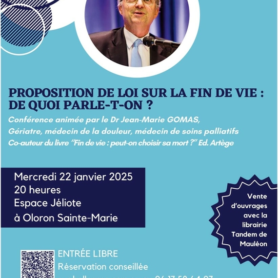 Conférence sur la fin de vie - OLORON-SAINTE-MARIE