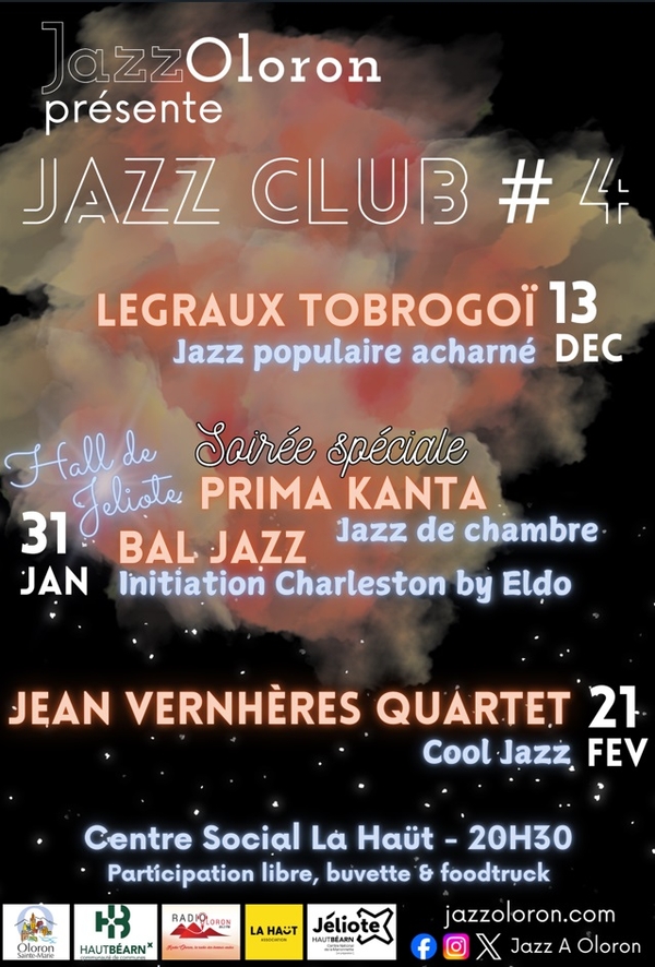 Soirée Jazz Club - Soirée spéciale - OLORON-SAINTE-MARIE