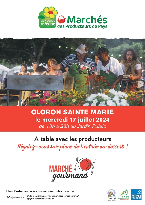 Marché de producteurs de pays d'Oloron Sainte-Marie - OLORON-SAINTE-MARIE