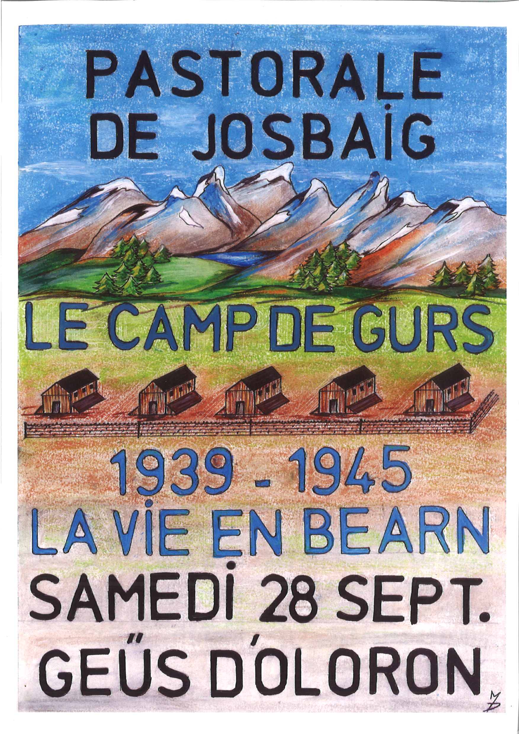 Pastorale de Josbaig - le camp de Gurs - GEUS-D'OLORON